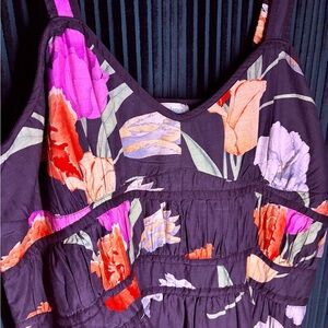 Sundance Black Floral Maxi Dress